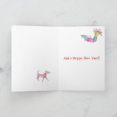 kerstkaart voor cadeaus feestdagen kaart (Binnen)