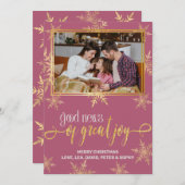 Kerstkaart voor christenen (Voorkant / Achterkant)