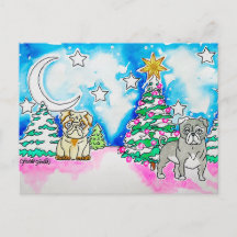 Kerstkaart voor de hond