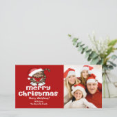 Kerstkaart voor de Kerstman (Staand voorkant)