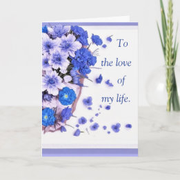 Kerstkaart voor de liefde van mijn leven voor hem feestdagen kaart
