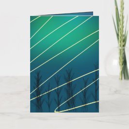 Kerstkaart voor de winter kaart