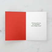  kerstkaart voor de zoete kerst feestdagen kaart (Binnen)