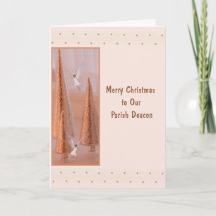 kerstKaart voor Deacon Gold met Angels Feestdagen Kaart