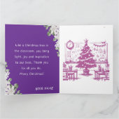 KERSTKAART VOOR DOCENTEN KAART (Binnen)