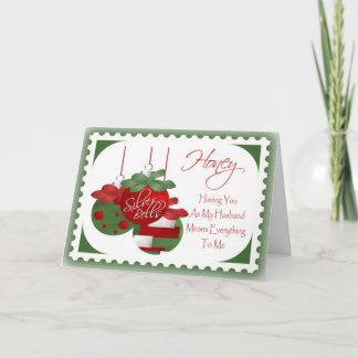 Kerstkaart voor Echtgenoot Feestdagen Kaart