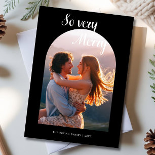 Kerstkaart voor een zeer vrolijk stel