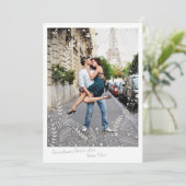 Kerstkaart voor feestdagen (Staand voorkant)