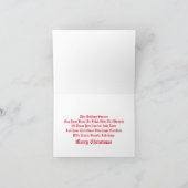 kerstkaart voor feestdagen (Binnen)