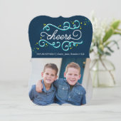 Kerstkaart voor feestdagen (Staand voorkant)