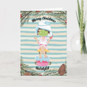 Kerstkaart voor Haarstylist Feestdagen Kaart (Voorkant)