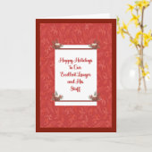 kerstKaart voor juristen en medewerkers Kaart (Gele Bloem)