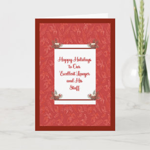 kerstKaart voor juristen en medewerkers Kaart