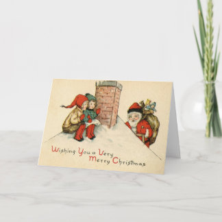  kerstkaart voor kerstmis en kinderen feestdagen kaart