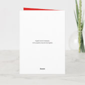 kerstkaart voor kerstmis feestdagen kaart (Achterkant)