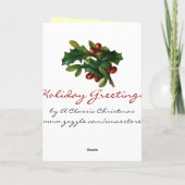  kerstkaart voor kerstmis feestdagen kaart (Achterkant)