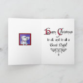 kerstkaart voor kerstmis feestdagen kaart (Binnen)