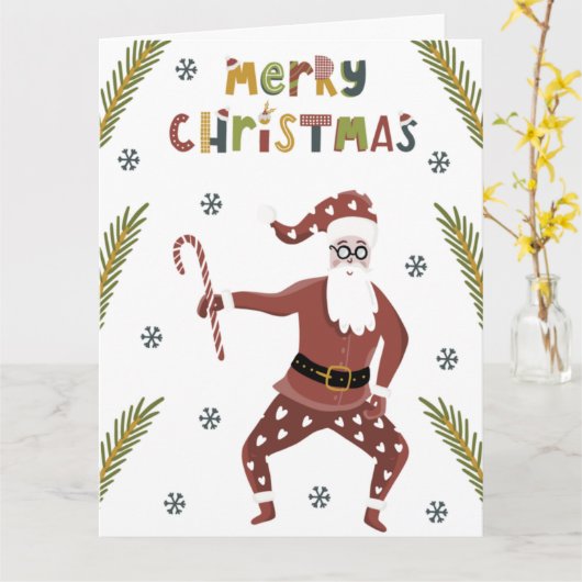 kerstkaart voor kerstmis kaart (Gele Bloem)