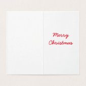 kerstkaart voor kerstmis kaart (Binnenkant ongevouwen)