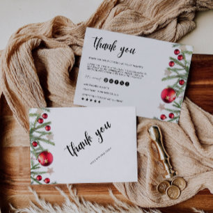 Kerstkaart voor kleine bedrijven kaart