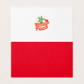  kerstkaart voor Merry Texas Kaart (Binnenkant ongevouwen)