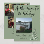 Kerstkaart voor nieuw huis (Voorkant / Achterkant)