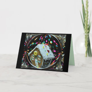 kerstkaart voor ontbijtkoek feestdagen kaart