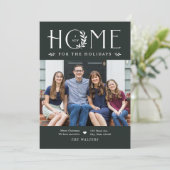 kerstkaart voor thuisbeweging (Staand voorkant)