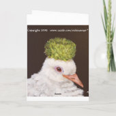 kerstkaart voor uil en duif feestdagen kaart (Achterkant)