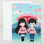 Kerstkaart voor vakantie (Voorkant / Achterkant)