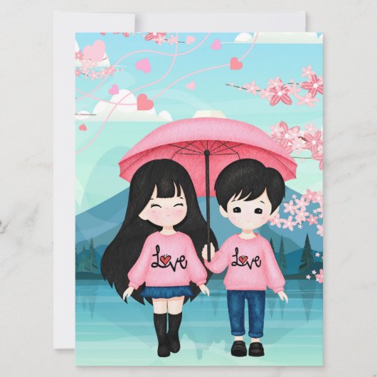 Kerstkaart voor vakantie (Voorkant)