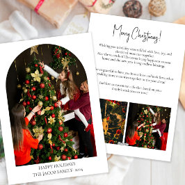 Kerstkaart voor vakantie