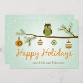 kerstkaart voor vakantieverblijven (Voorkant / Achterkant)