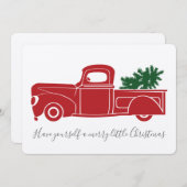  kerstkaart voor vrachtwagens (Voorkant / Achterkant)