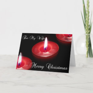 Kerstkaart voor Vrouw Feestdagen Kaart