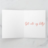 Kerstkaart voor wijn drinker kaart (Binnen)