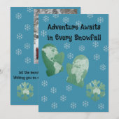 Kerstkaart voor Winter Wanderlust (Voorkant / Achterkant)