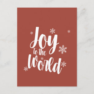Kerstkaart 'Vreugde voor de Wereld'  Feestdagenkaart
