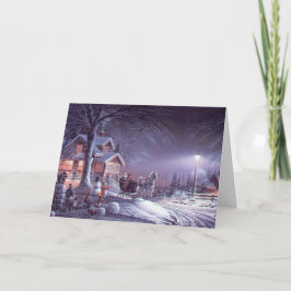 Kerstkaart:Vrolijk kerstfeest Feestdagen Kaart