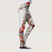  kerstkaart  vrouwen leggings (Rechts)