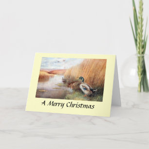 Kerstkaart - Wilde Eenden Feestdagen Kaart