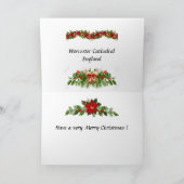 Kerstkaart - Worcester Cathedraal Feestdagen Kaart (Binnen)