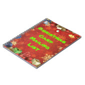 Kerstkaartadresboek Notitieboek (Linkerzijde)