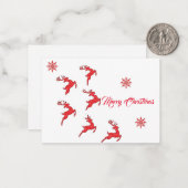 Kerstkaarten 2023 notitiekaartje (Voorkant / Achterkant in situ)