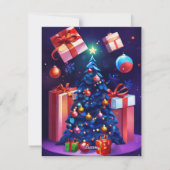 Kerstkaarten 2024 feestdagenkaart (Achterkant)