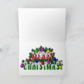 Kerstkaarten 2 van de Studio's van de Staaf van de Feestdagen Kaart (Binnen)