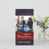 Kerstkaarten (4x8) feestdagenkaart (Staand voorkant)