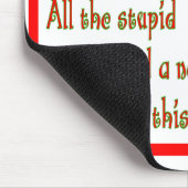 kerstkaarten en cadeautjes voor apothekers muismat (Hoek)