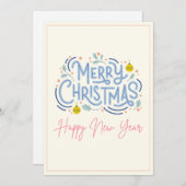 kerstkaarten feestdagenkaart (Voorkant / Achterkant)