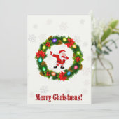 kerstkaarten feestdagenkaart (Staand voorkant)